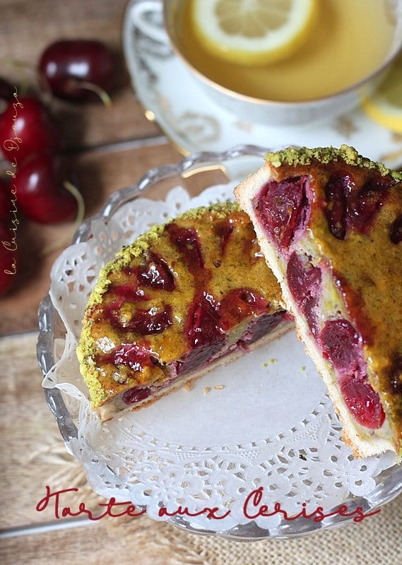 Tartelette aux cerises bigarreaux