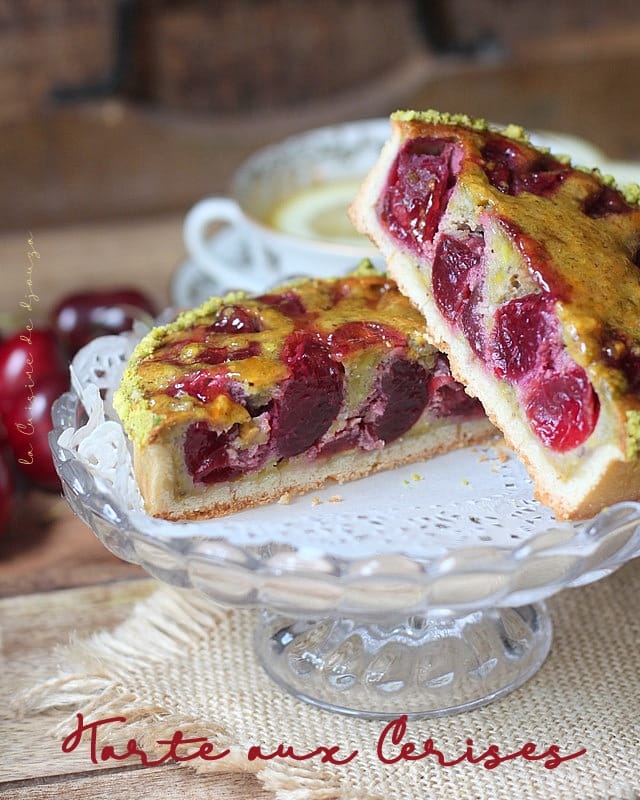 Tartelette aux cerises bigarreaux