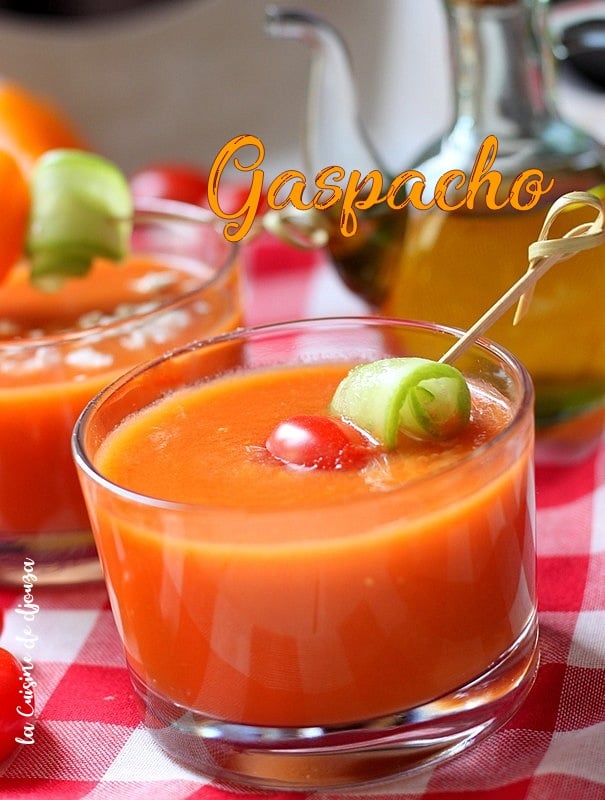 Recette de gaspacho aux légumes frais