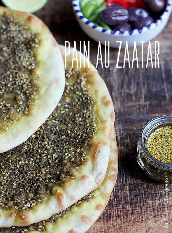 Man'ouché, pain libanais au zaatar