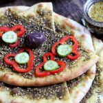 Man'ouché, pain libanais au zaatar