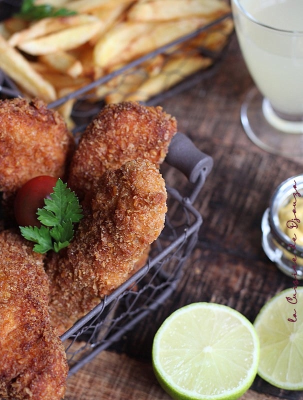 Blanc de poulet frit à l'américaine