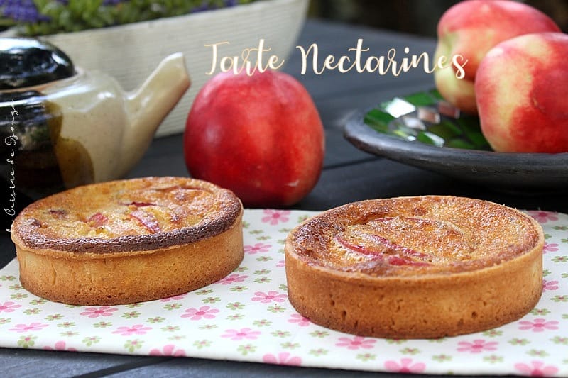 Tartelette nectarine jaune