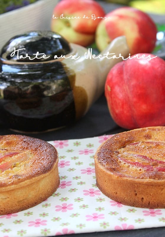 tarte nectarines et frangipane