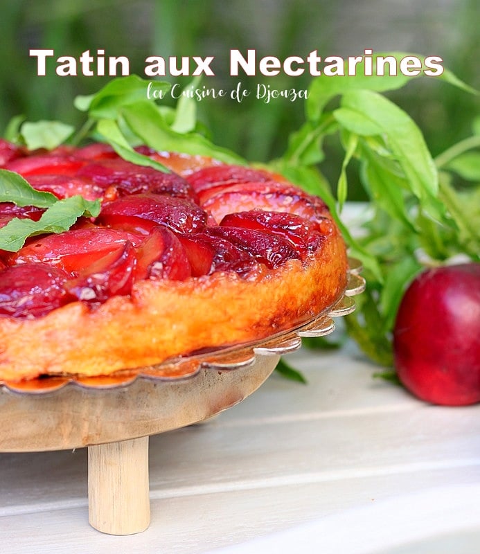 tarte renversée nectarine