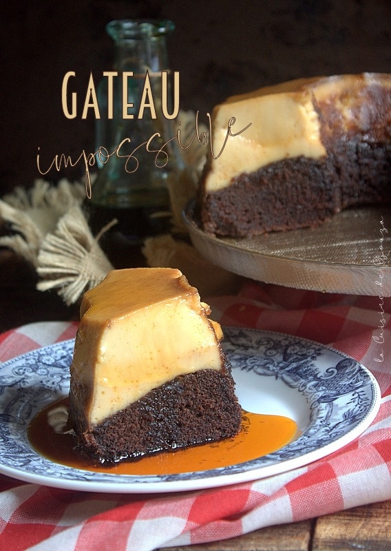 Gateau impossible au caramel (chocoflan)