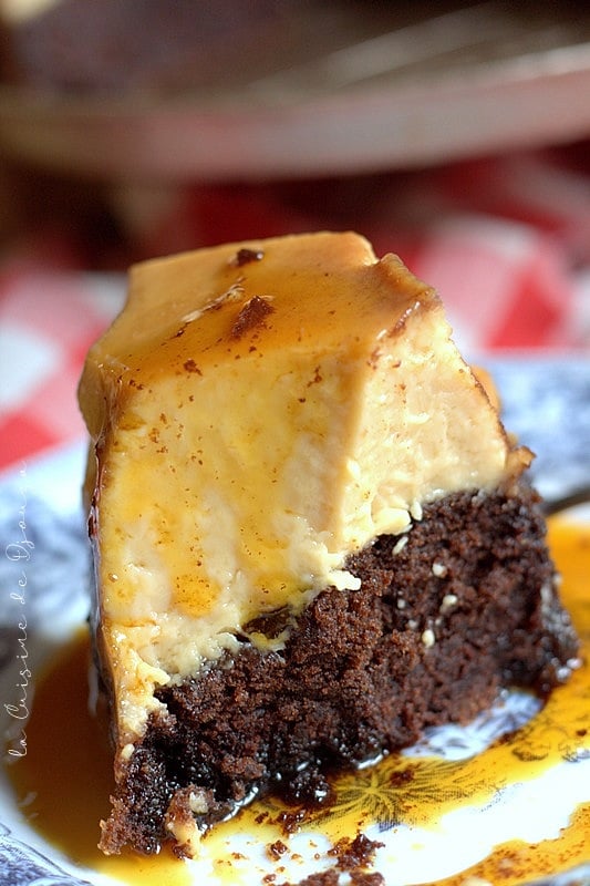 chocoflan au caramel