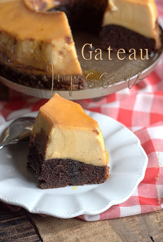 Gateau impossible au caramel (chocoflan)