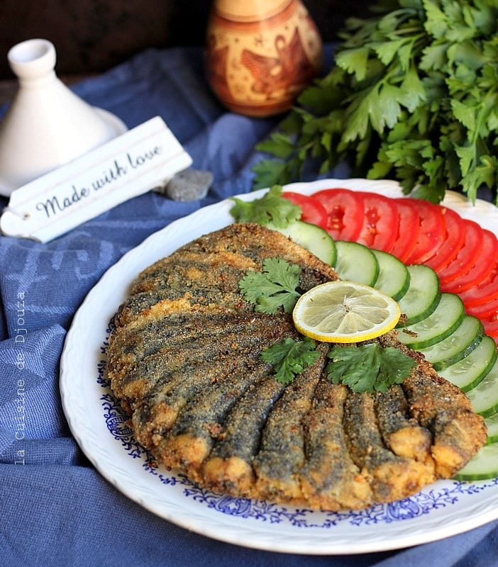 Sardines fraîches grillées à la poêle