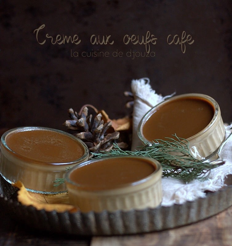 Recette crème aux oeufs au café