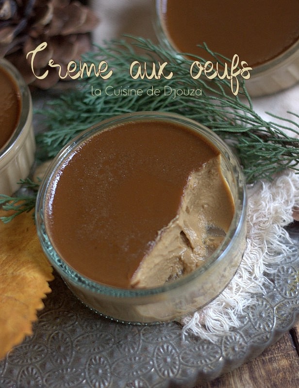 Recette crème aux oeufs au café