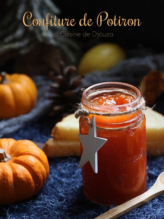 Confiture de potiron au citron