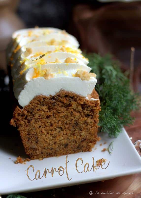 carrot cake aux épices et carottes