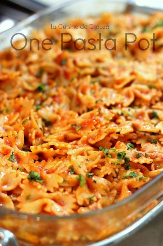 Pasta one pot aux farfalles