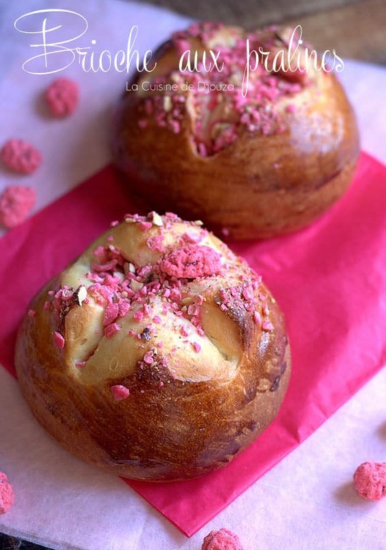 Brioches à la praline rose