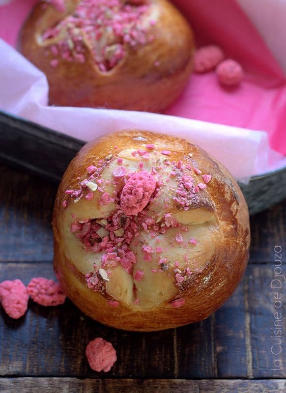 Brioches à la praline rose