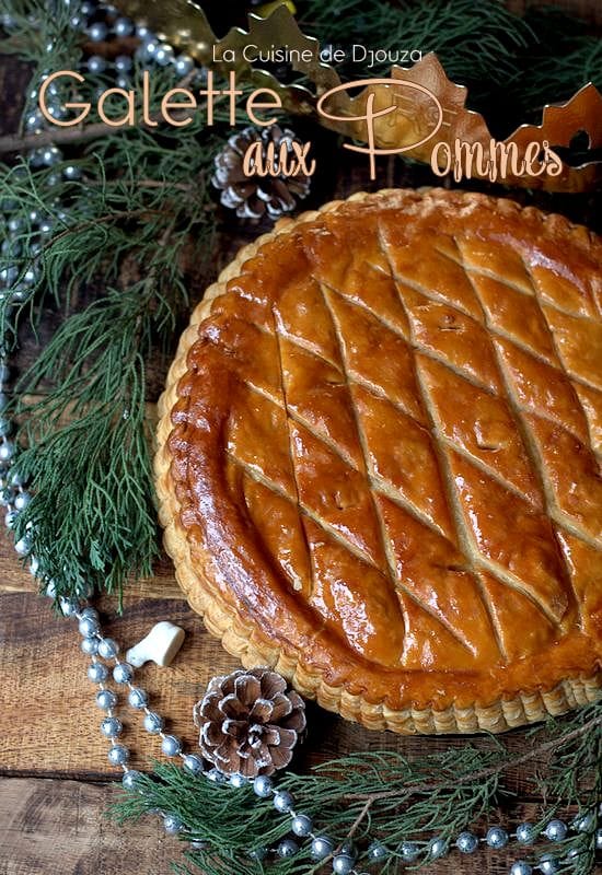 Galette avec pommes à la cannelle