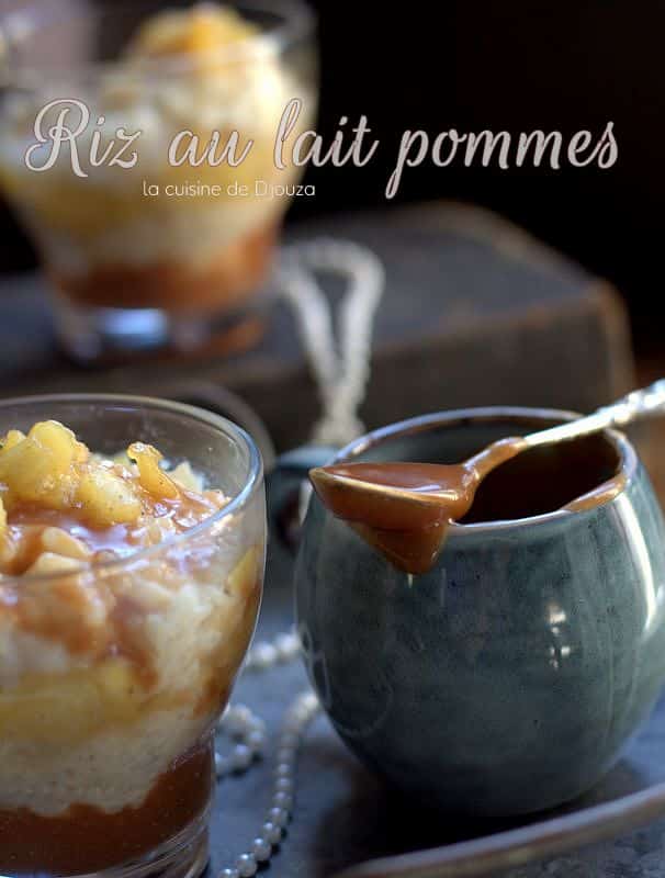 Recette du riz au lait vanille et pommes caramélisées