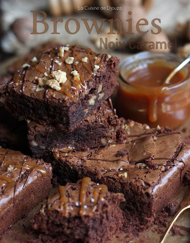 Brownie caramel chocolat