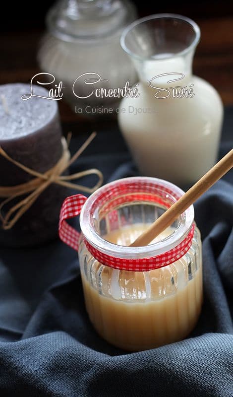 lait concentré sucré facile maison