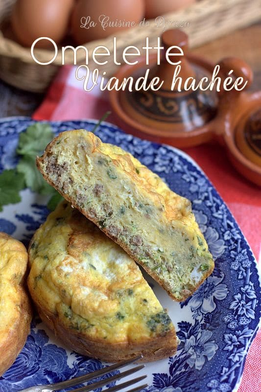 Recette d'omelette à la viande hachée facile