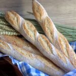 Baguette de pain sans pétrissage