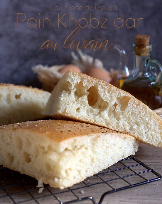 pain familial khobz dar à la farine et au levain poolish