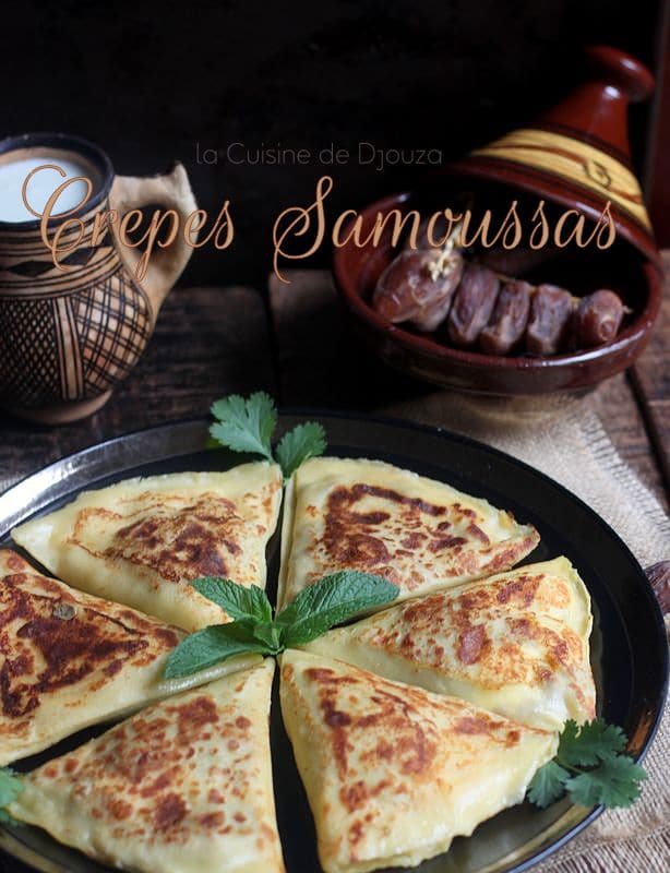 Crêpes samoussas viande et fromage