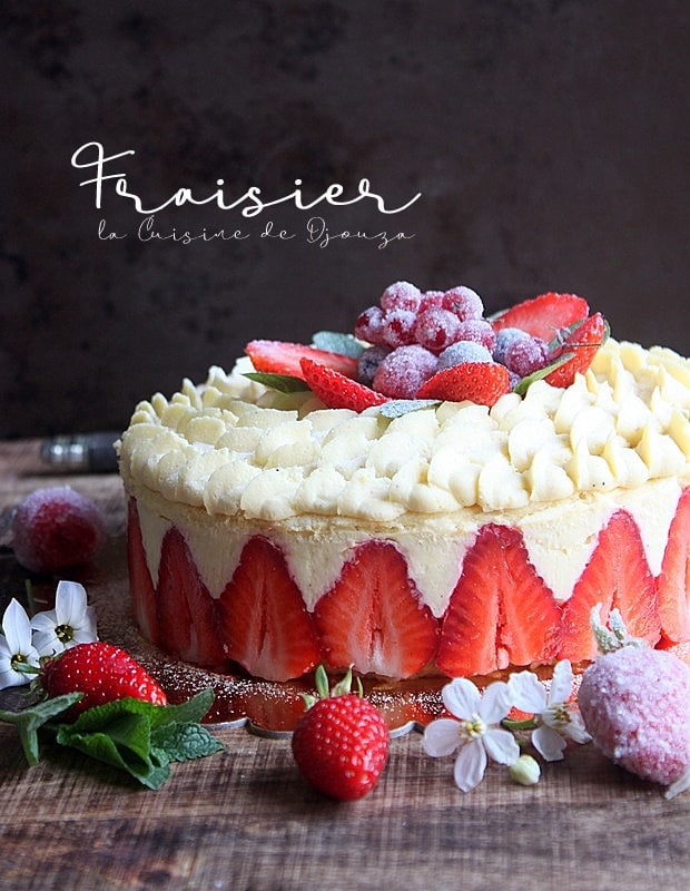 Fraisier gourmand à la crème