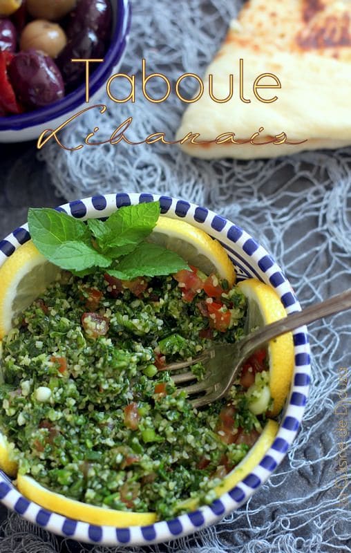 Recette de taboulé du liban