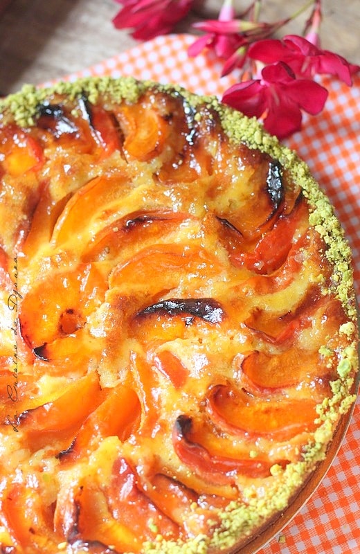 Tarte aux abricots frais