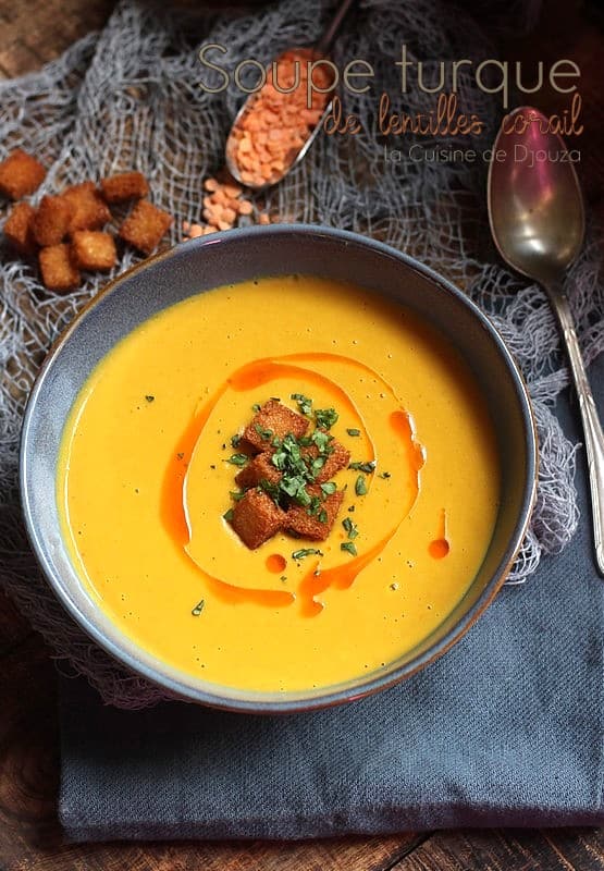 Soupe turque de lentilles corail