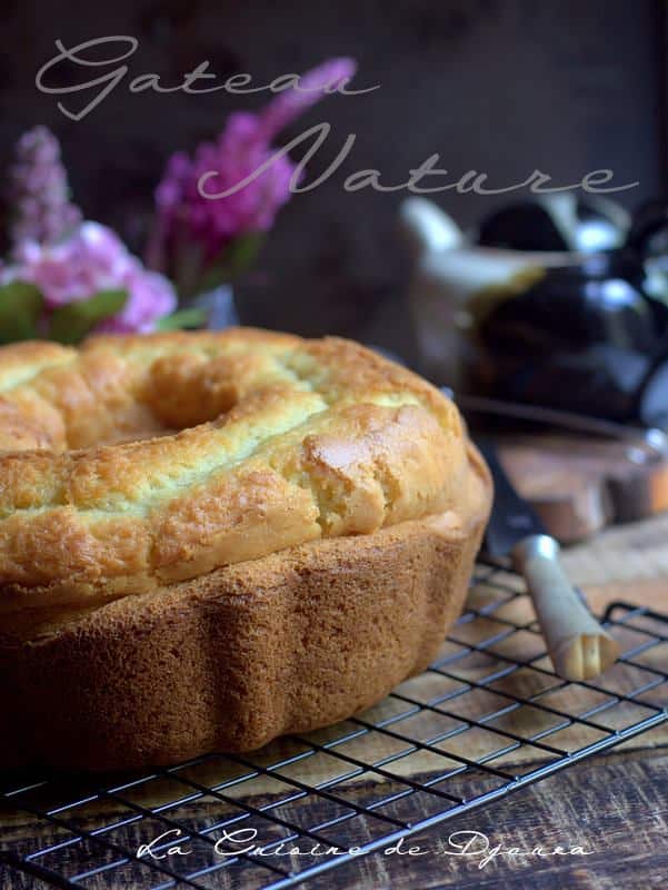 cake à l'huile et crème