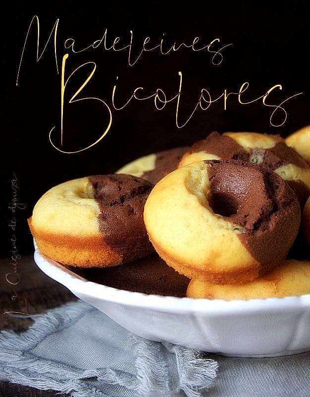 Goûter de madeleines bicolores