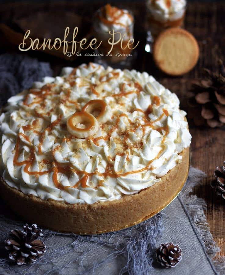 Recette de la tarte anglosaxone banoffee