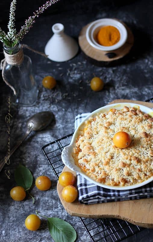 Recette de crumble à la mirabelle