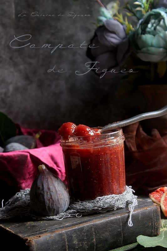 compote peu sucrée de figue