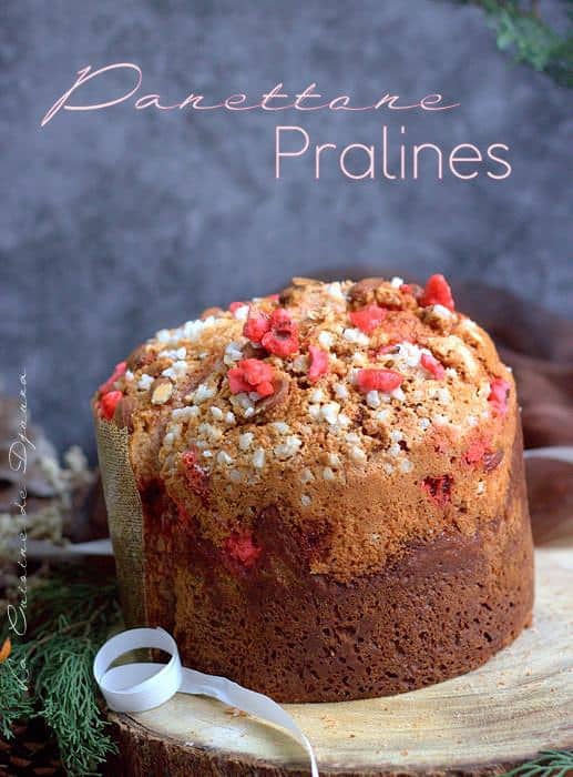 Macaronade pour garnir le dessus du panettone