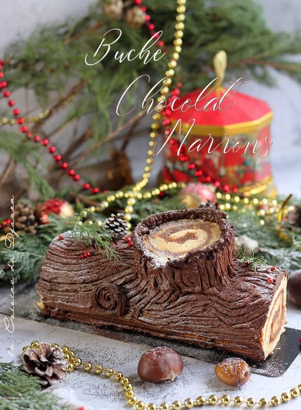 buche de noel chocolat crème de marrons