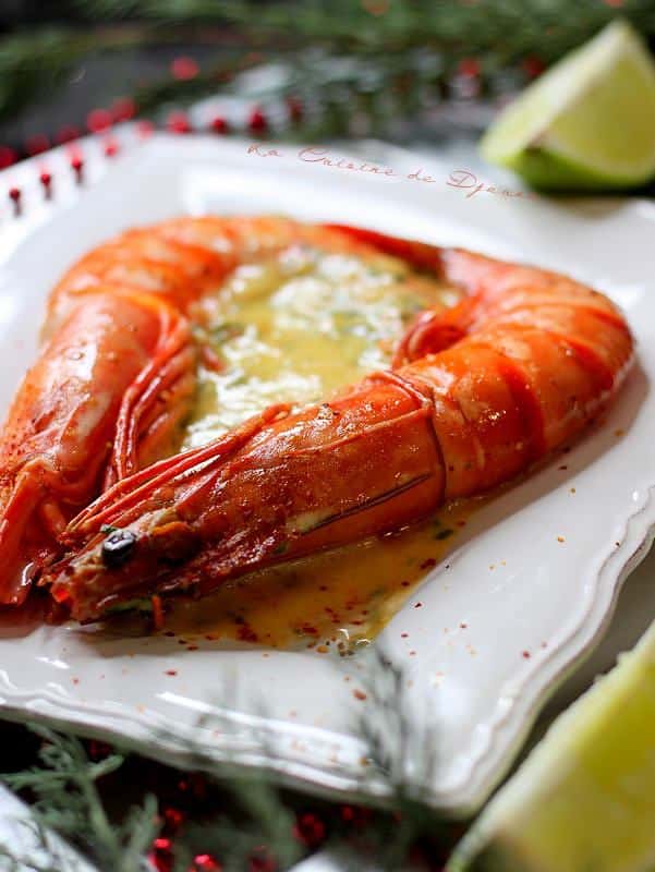 Recette de grosse gambas à l'ail