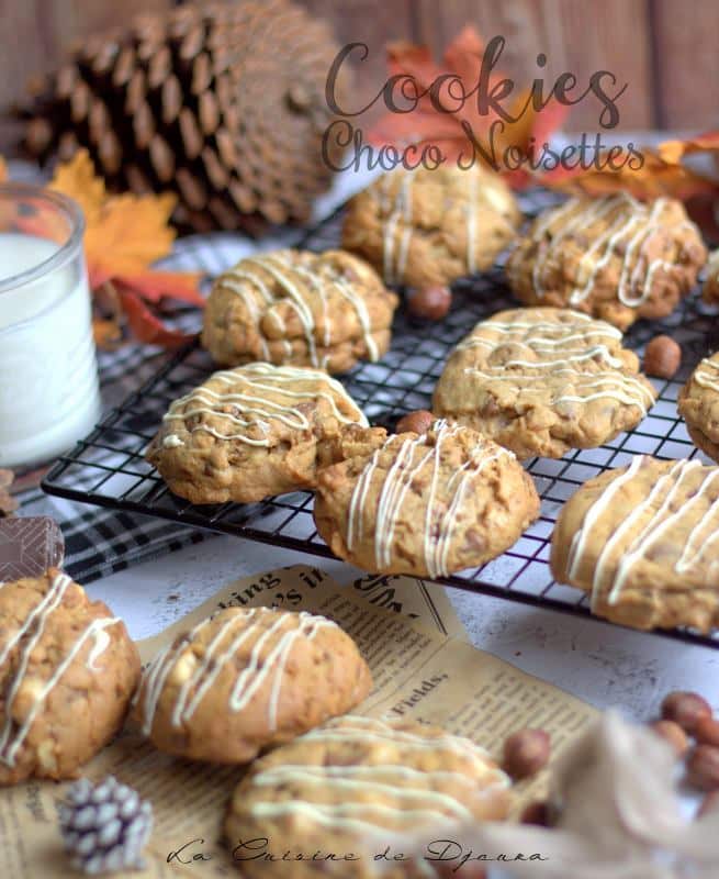 cookies chocolat noisettes