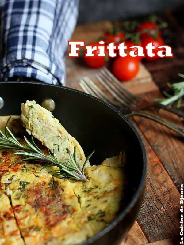 omelette fritatta fromage poulet