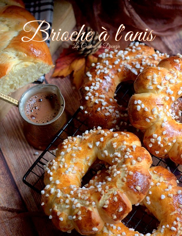 Brioche kaak à l'anis moelleuse