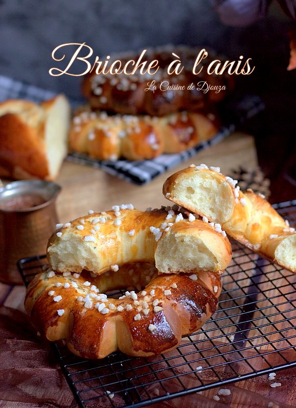 Brioche algérienne à l'anis et agrumes