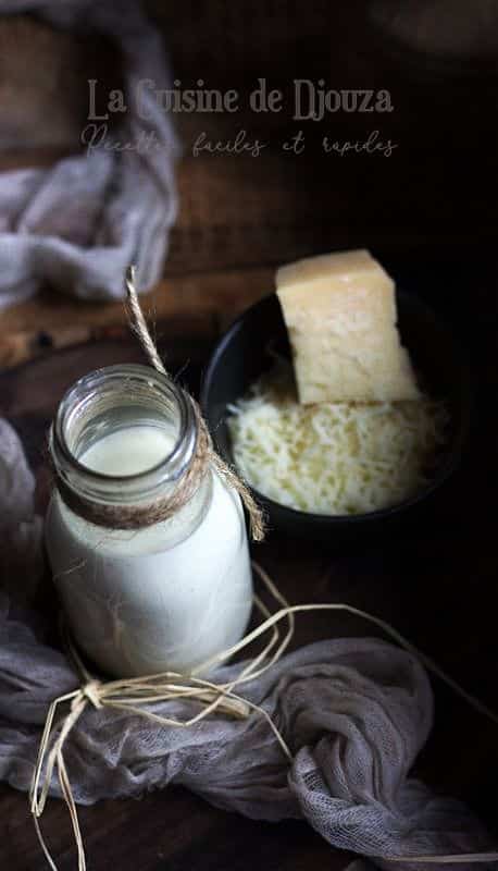 Sauce fromagère trois fromages