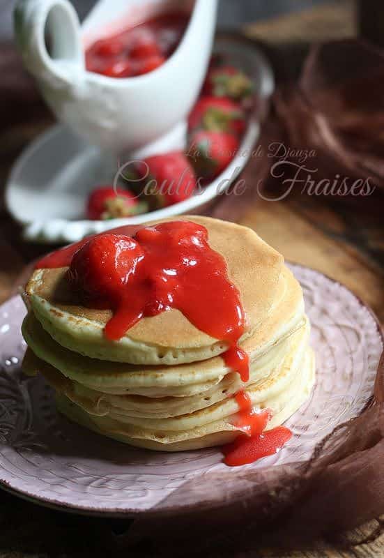 purée de fraises pour accompagnement