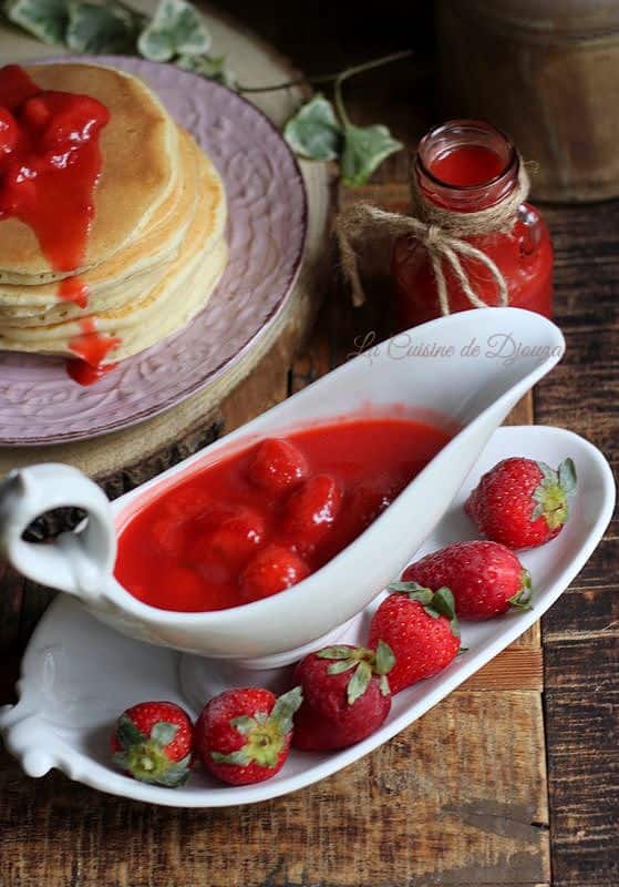 Coulis de fraise cuites maison