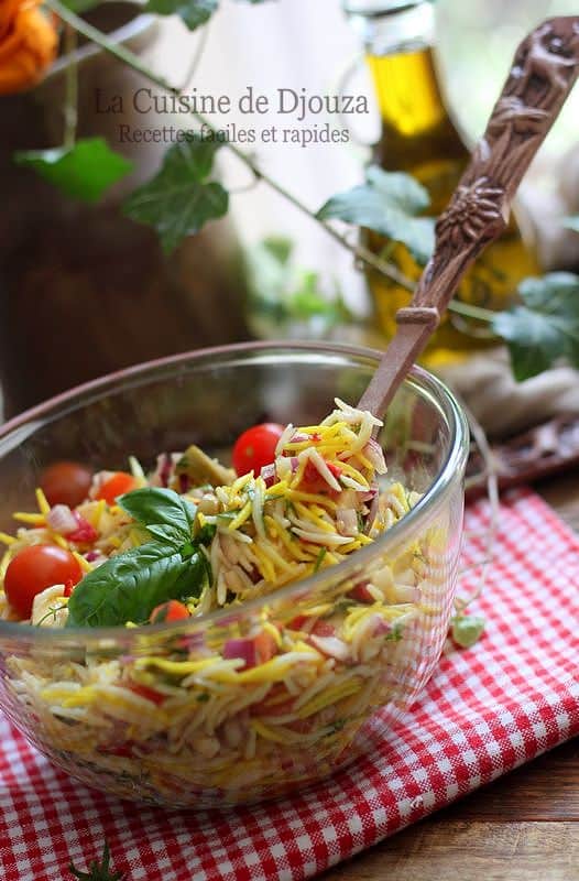 Salade de pâtes tunisiennes hlalem