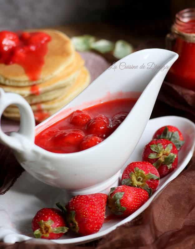 Coulis de fraise pour crêpes 