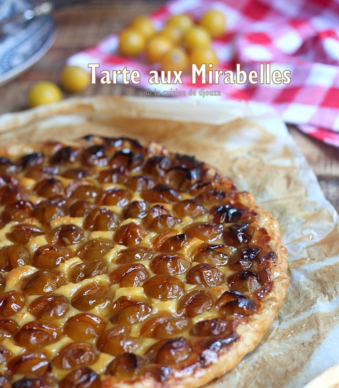 Tarte mirabelles pâte feuilletée du commerce